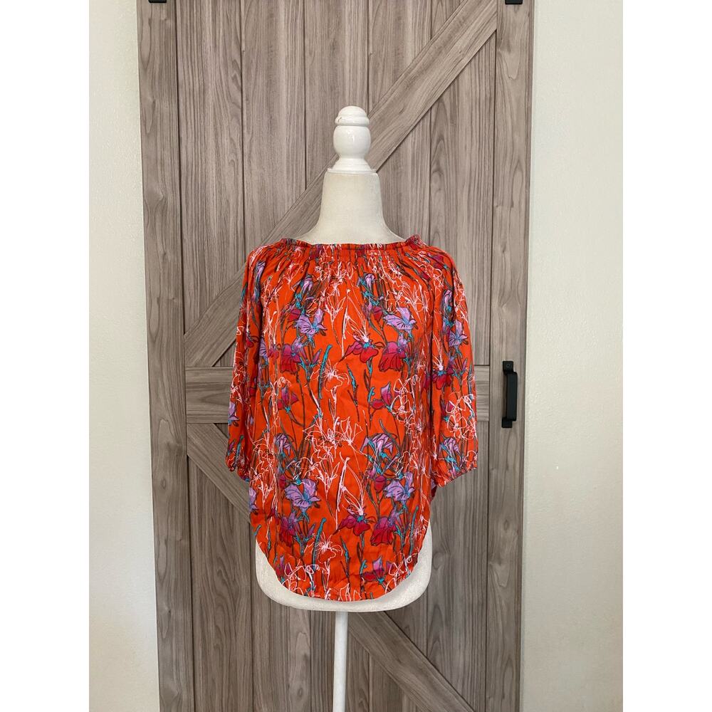 Michael stars blouse, floral, size small